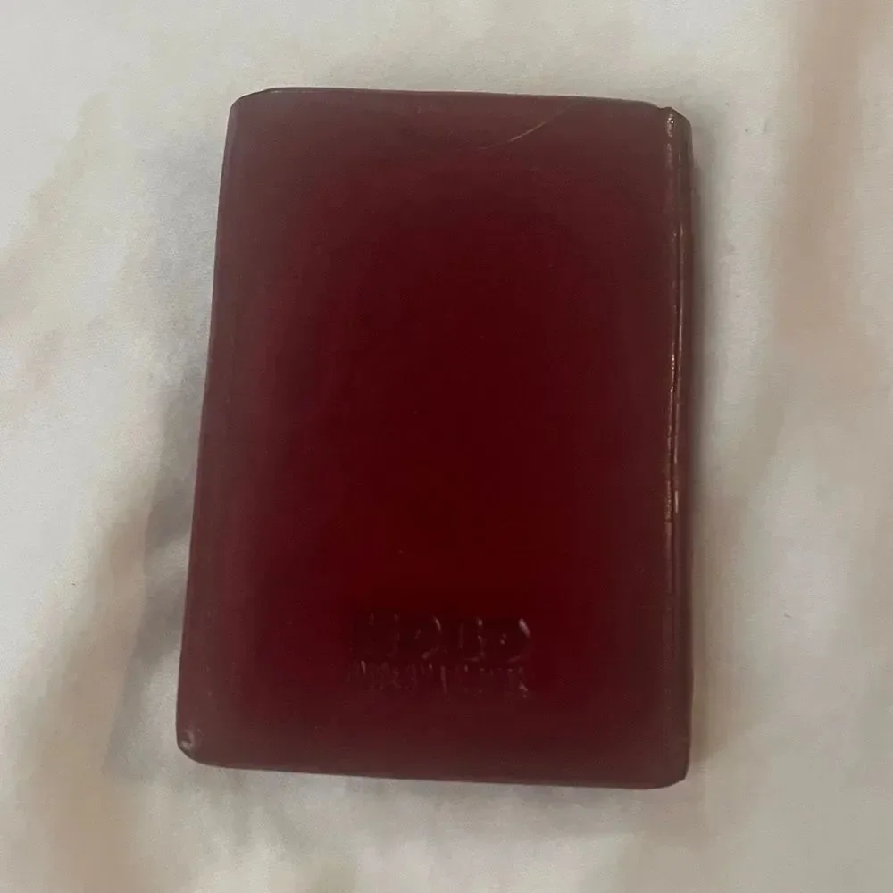 Vintage hobo card holder